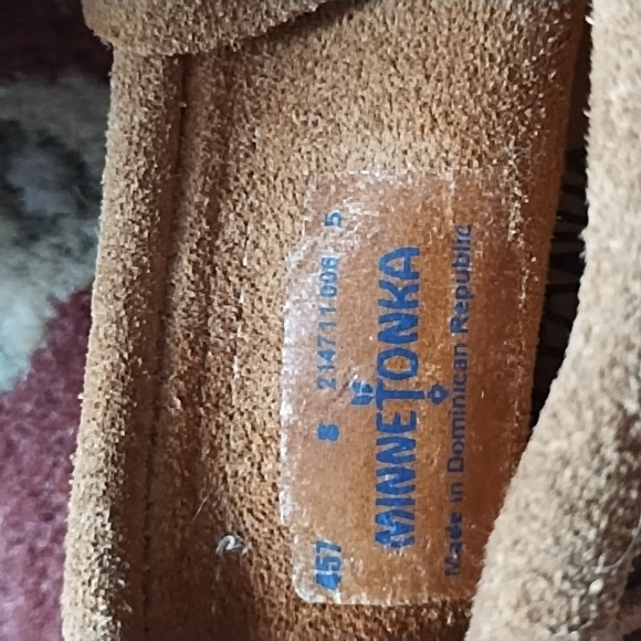 New MINNETONKA Chesnut Tan Moccasins 8 - Picture 7 of 7